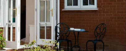 Timber French doors